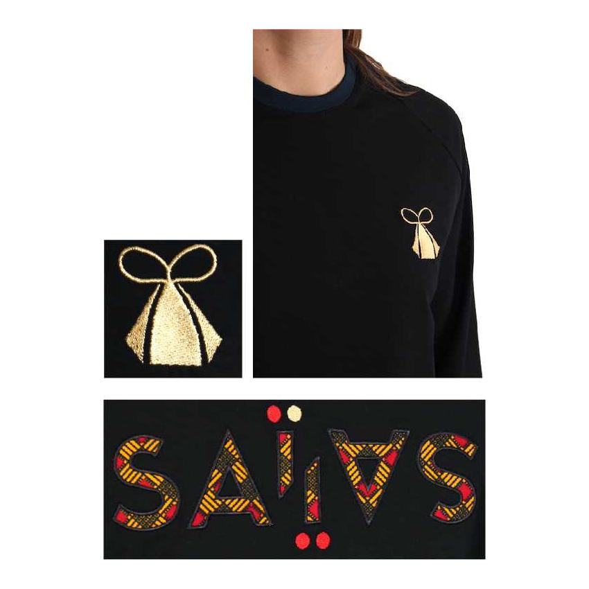 Sweat éco-responsable mixte Noir ⎮ Koudougou Dos