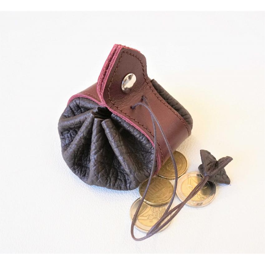 Bourse en cuir souple pour vos bijoux, vos pierres ou vos dés