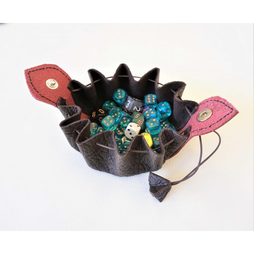 Bourse en cuir souple pour vos bijoux, vos pierres ou vos dés