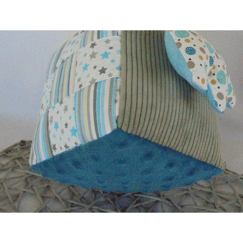 Cube d'éveil éléphants Bleus