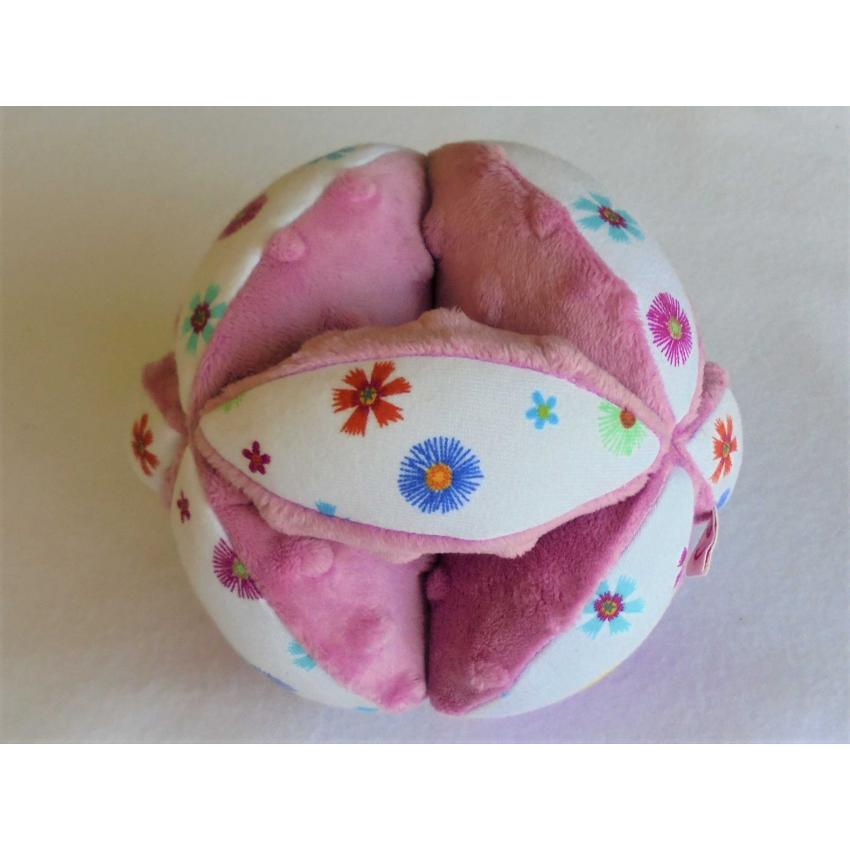 Balle de préhension petites fleurs