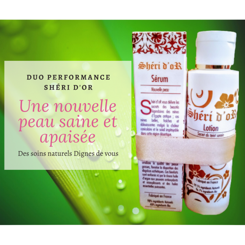 Duo Performance de Shéri d'oR (Serum+Lotion)