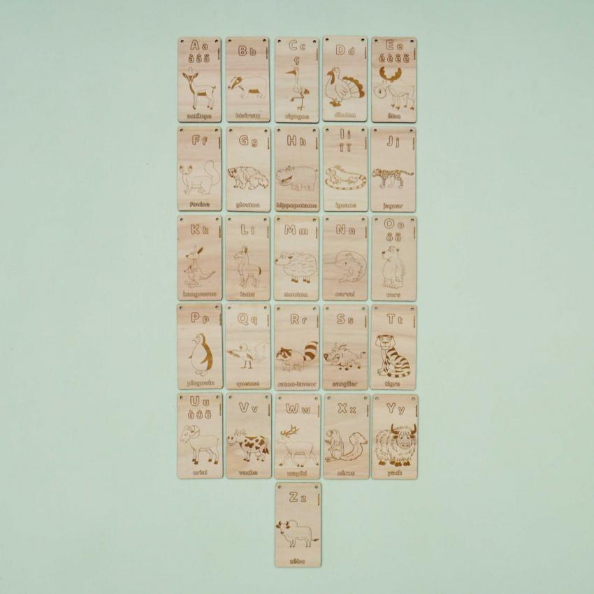 Guirlande I Love You en bois