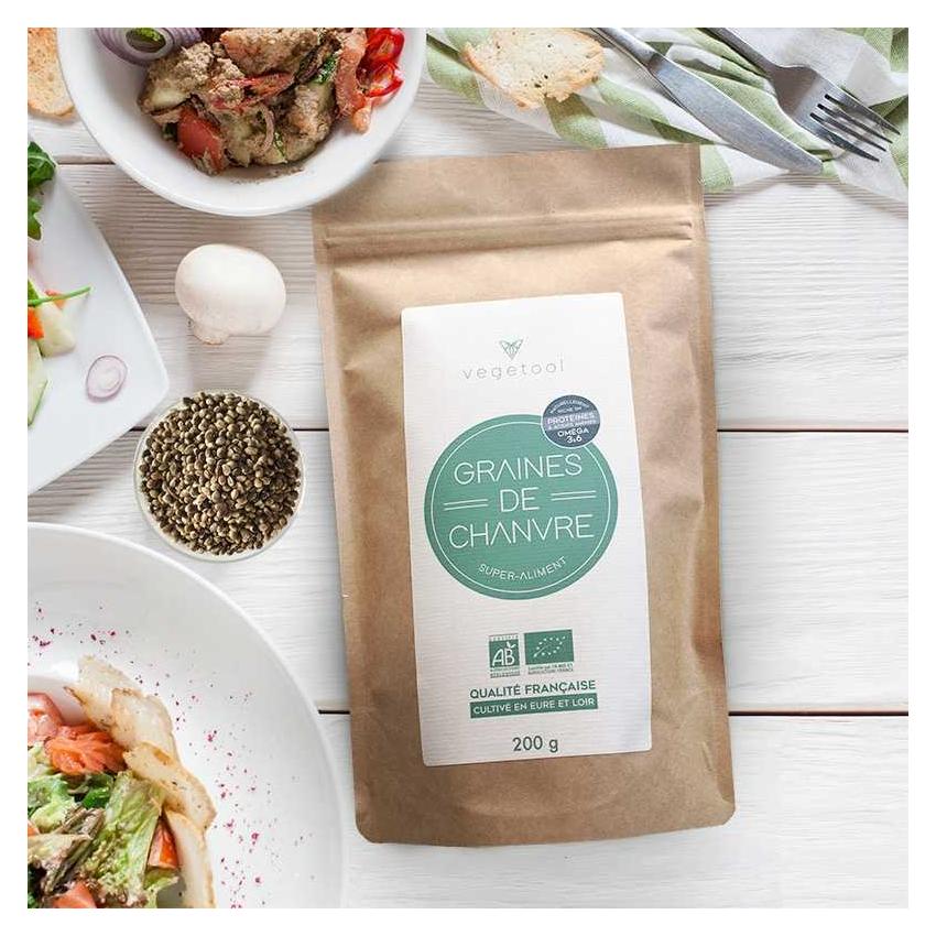 Graines de Chanvre biologiques - 200 g