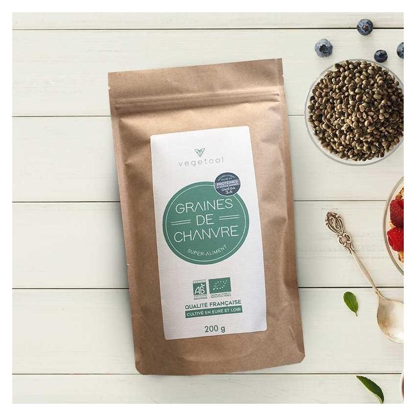 Graines de Chanvre biologiques - 200 g