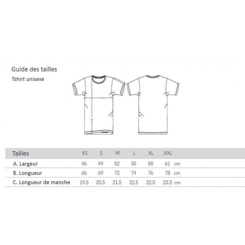 T-shirt sage mixte - Brodé "Travel lover"