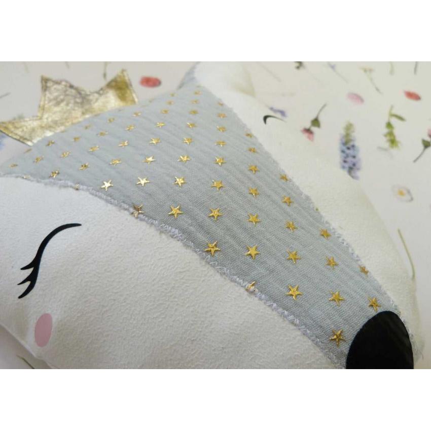 Coussin décoratif tête de biche