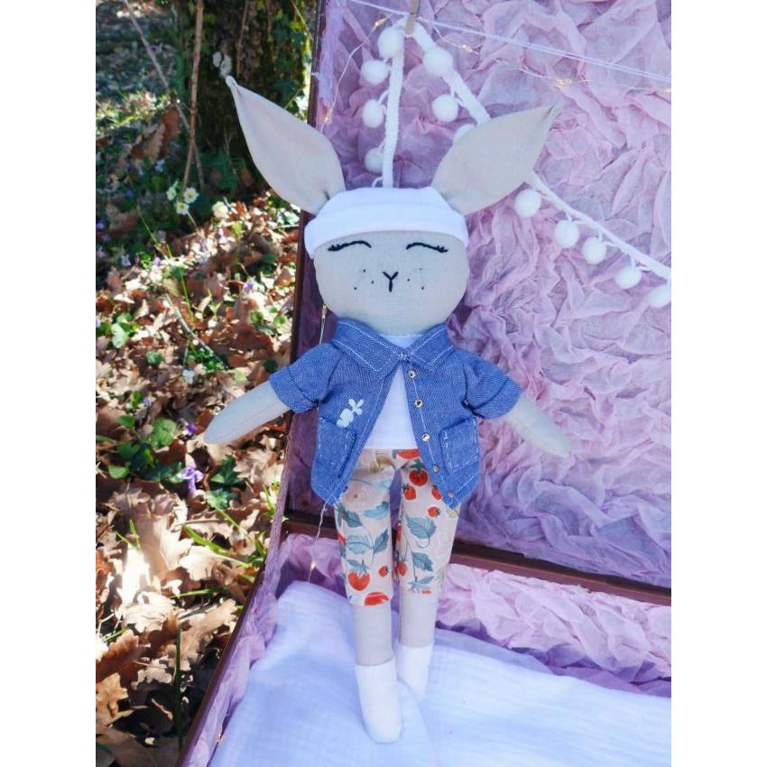 Poupée Lapin en tissus