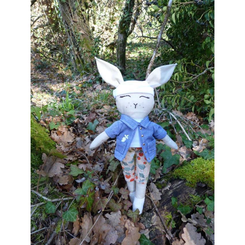 Poupée Lapin en tissus