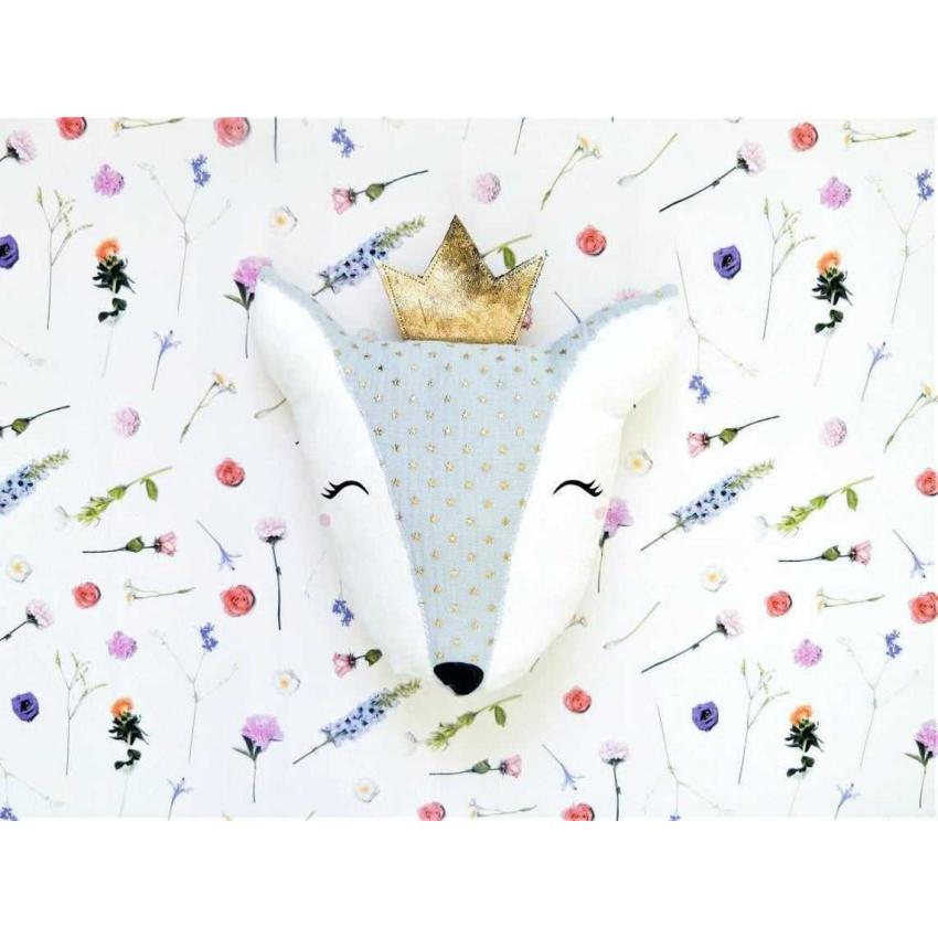 Coussin décoratif tête de biche