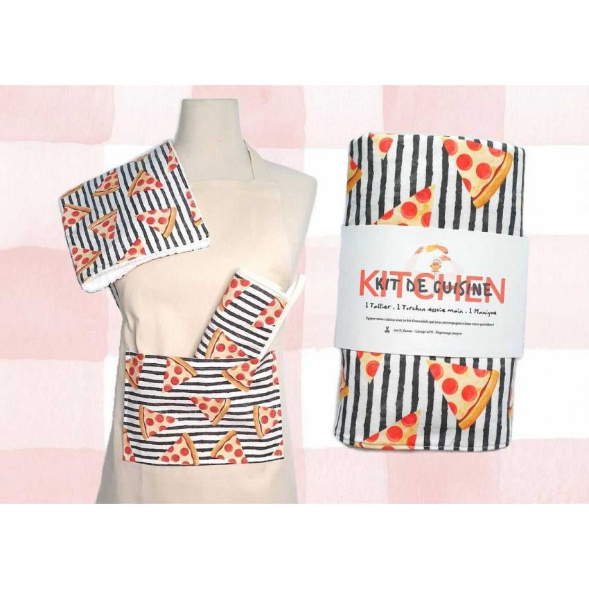Kit de cuisine motif Pizza