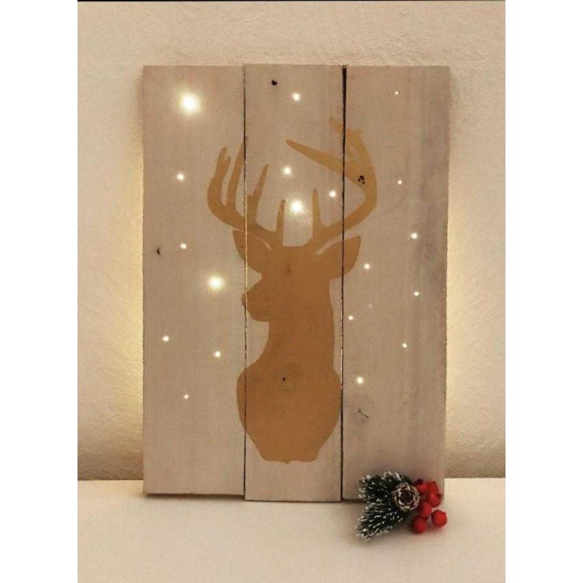 Panneau lumineux tête de cerf