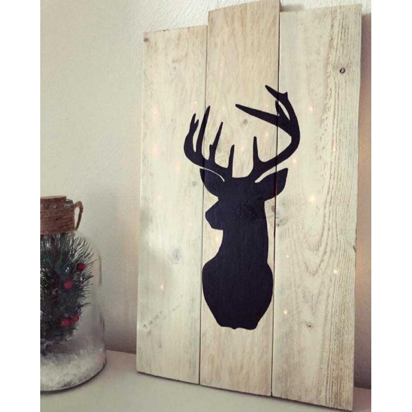 Panneau lumineux tête de cerf
