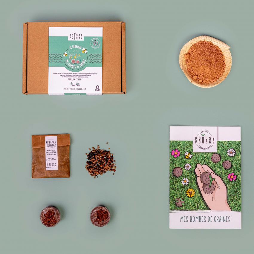Kit Je fabrique mes bombes de graines