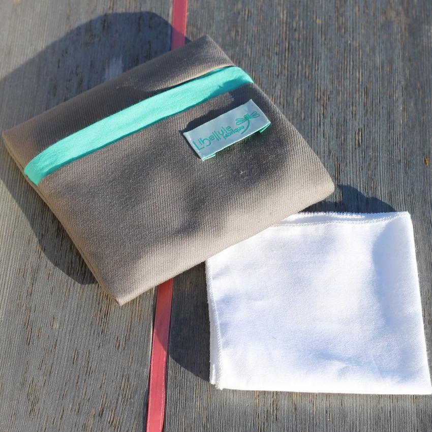 Etui de 4 mouchoirs lavables