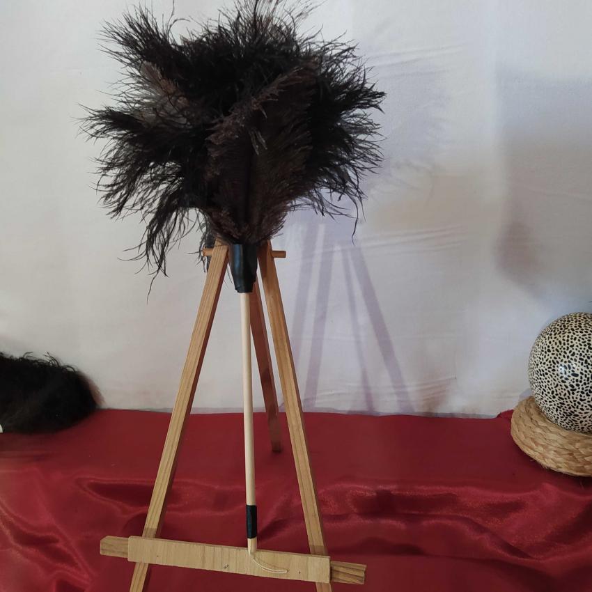 Plumeau en véritable plumes d'autruche collection Sultan