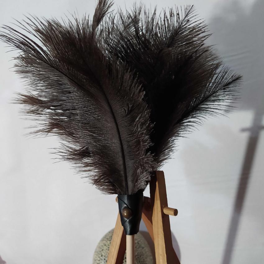 Plumeau en véritable plumes d'autruche collection Sultan