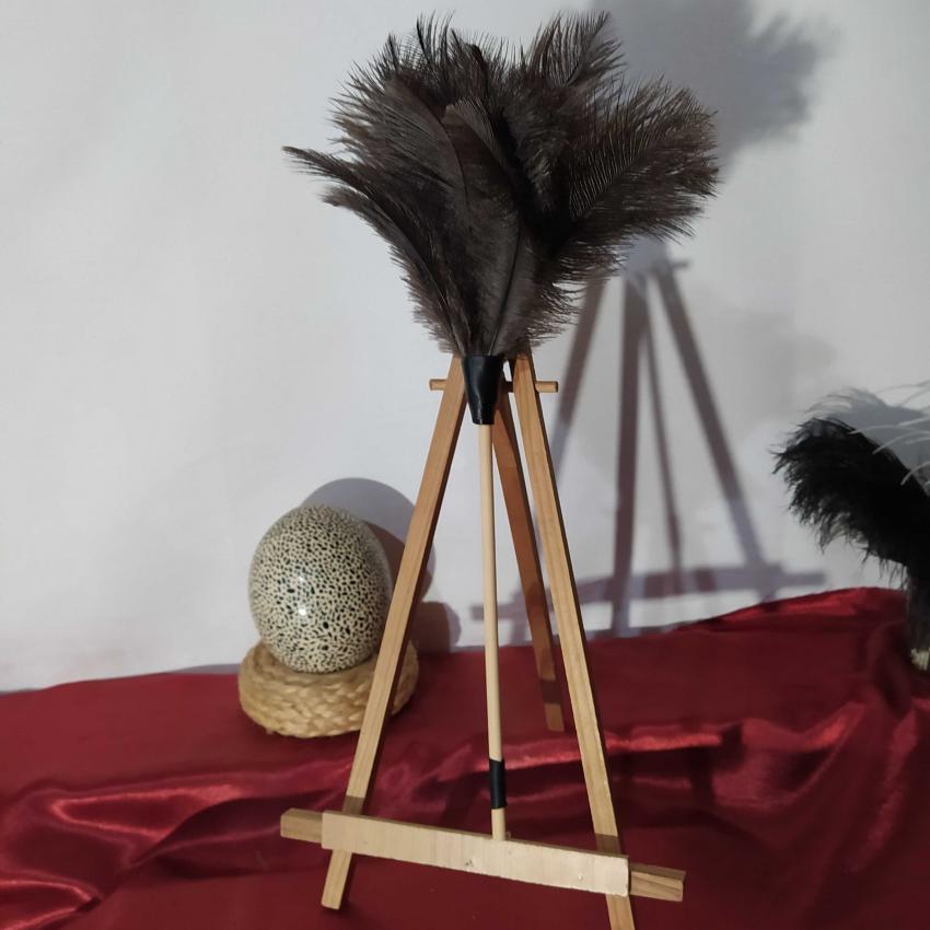 Plumeau en véritable plumes d'autruche collection Sultan