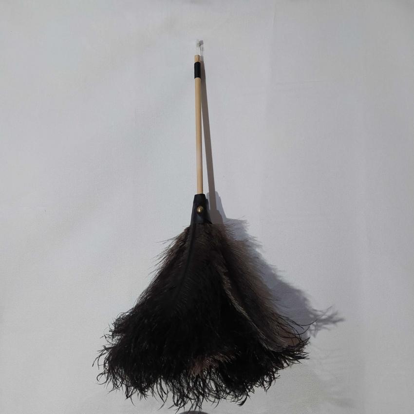 Plumeau en véritable plumes d'autruche collection Cristal