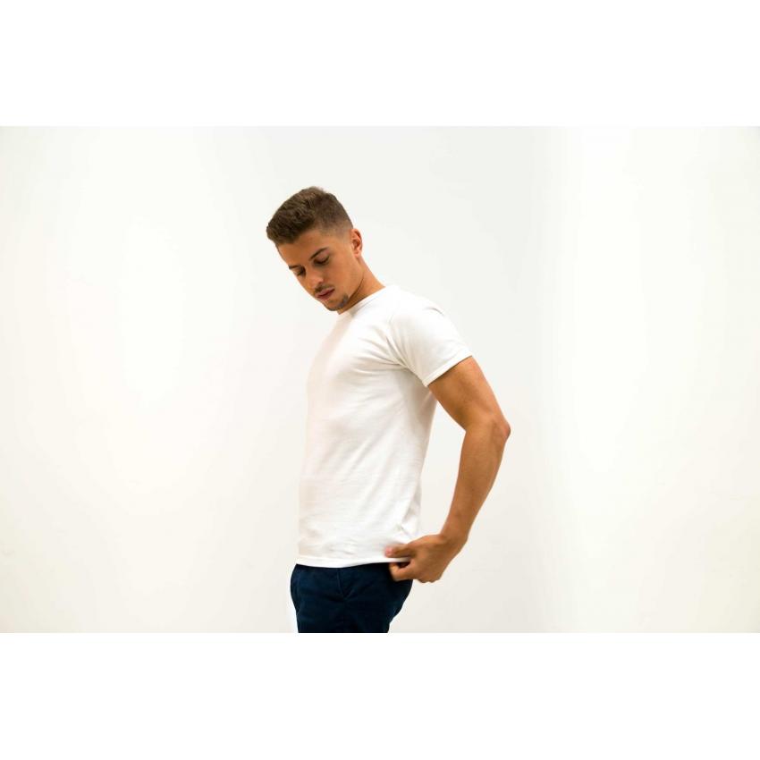 T-shirt premium et durable 100% coton bio - Blanc - 340gr/m2