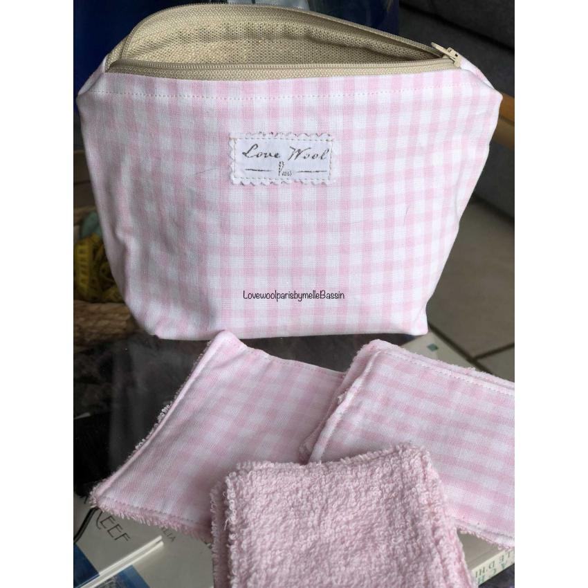 Lingettes demaquillantes & pochette