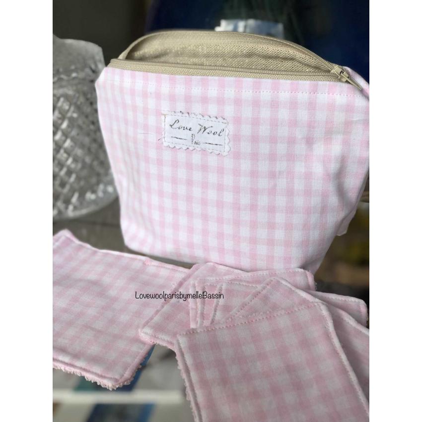 Lingettes demaquillantes & pochette