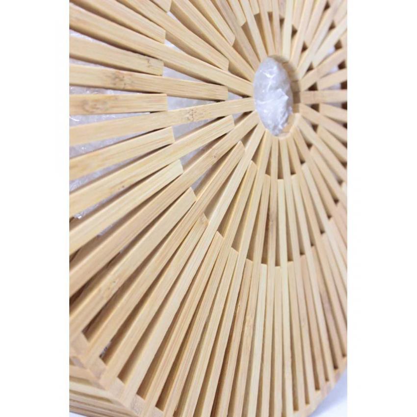 Bamby - Sac bandoulière ronde en bomboo