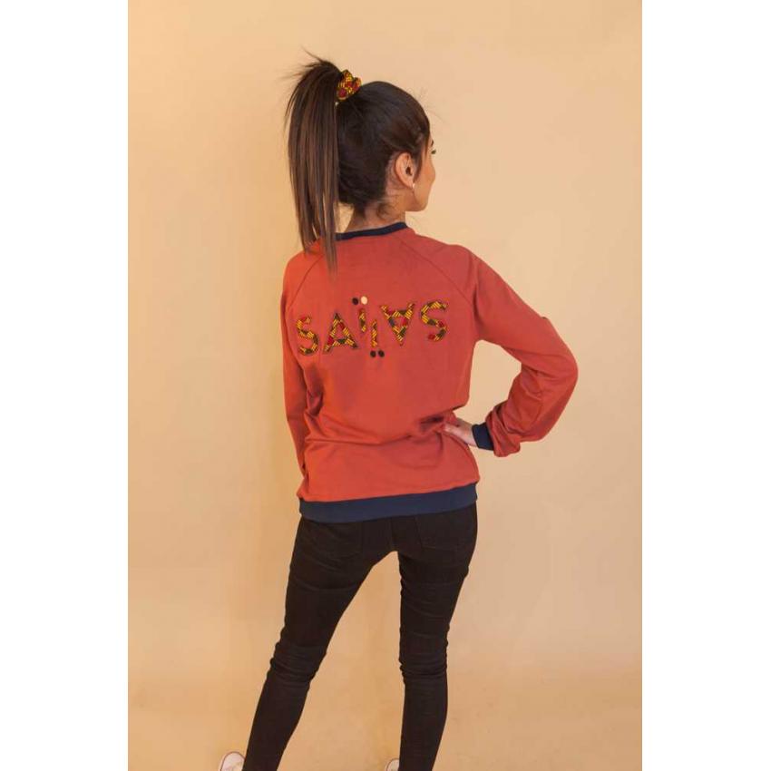 Sweat éco-responsable mixte Tomette ⎮ Koudougou Dos