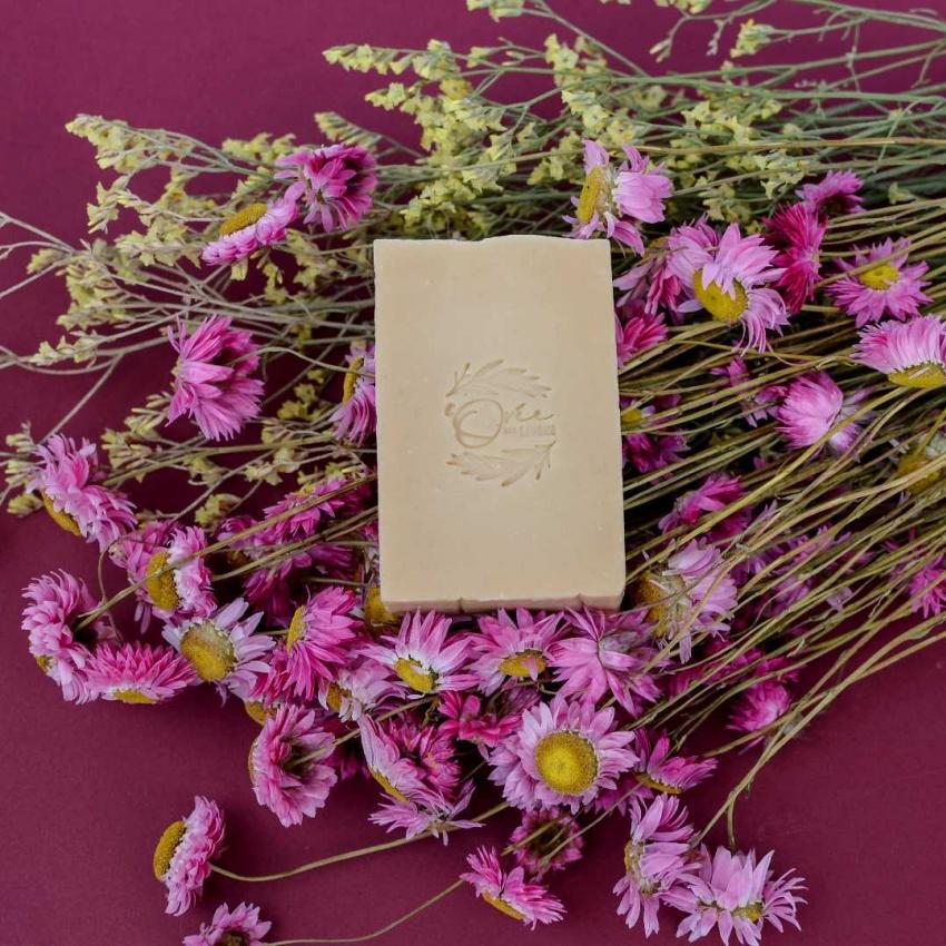 Savon solide L’Ambroisie – Miel & Calendula – Peaux délicates / Imperfections