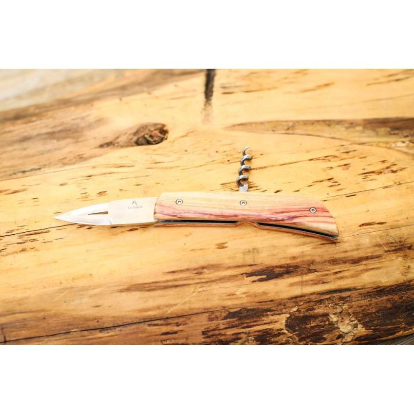 Couteau Solen "Ostréicole" en Bois de Rose.