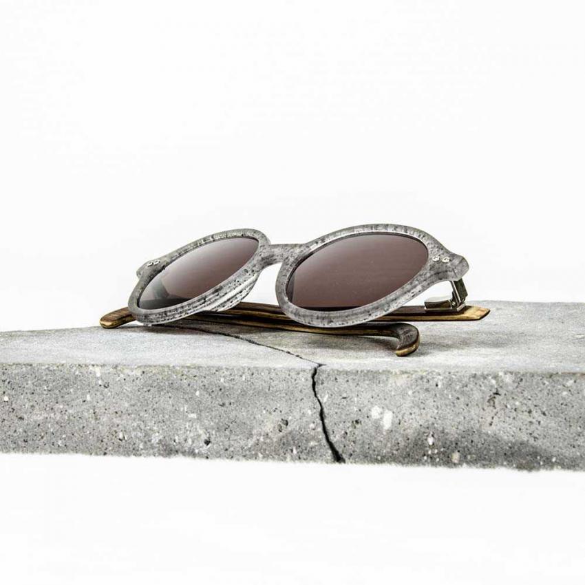 Lunettes de soleil en bois Made in France LHR Volcanic Serie