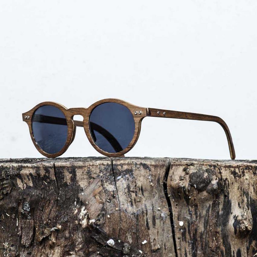 Lunettes de soleil en bois Made in France MXP Noyer