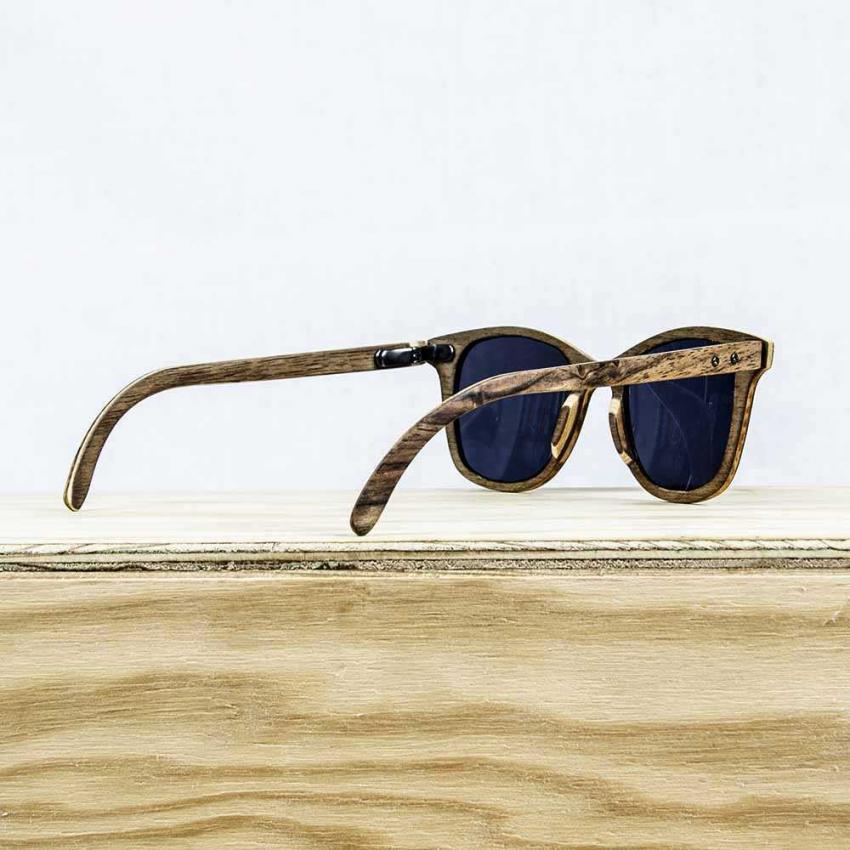 Lunettes de soleil en bois Made in France AUR Noyer