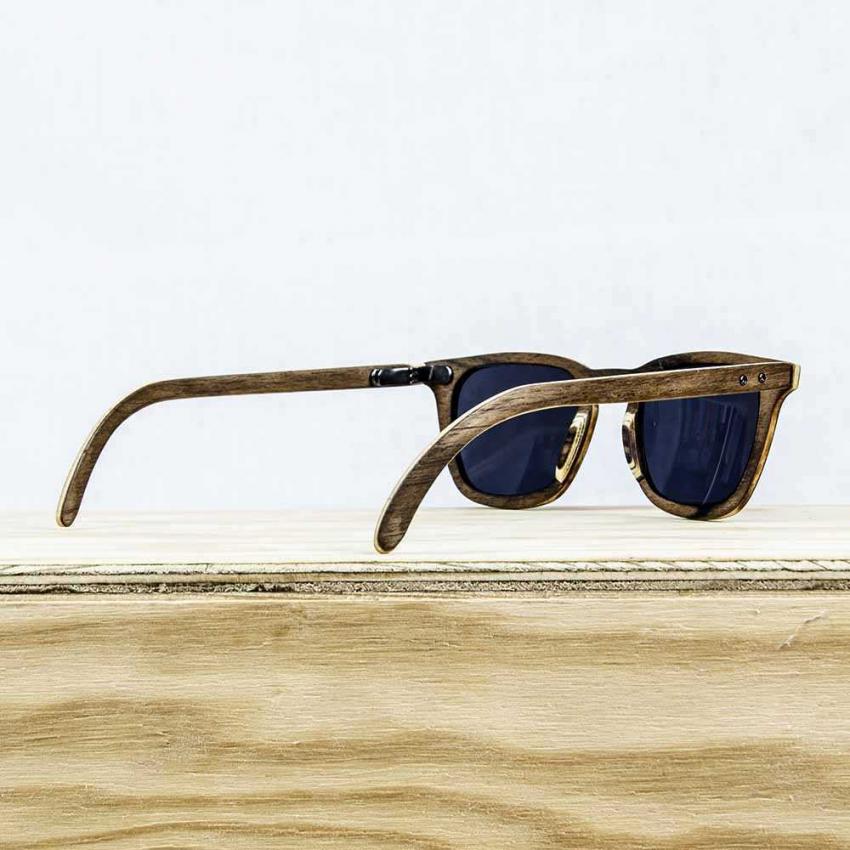 Lunettes de soleil en bois Made in France GNB Noyer