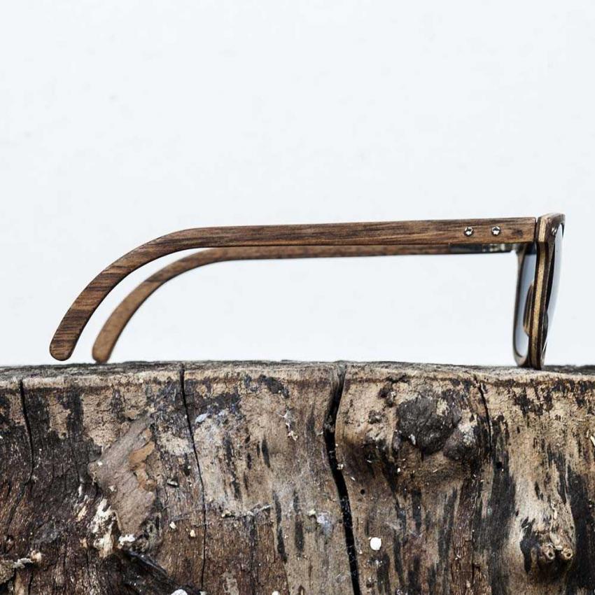 Lunettes de soleil en bois Made in France NTR Noyer