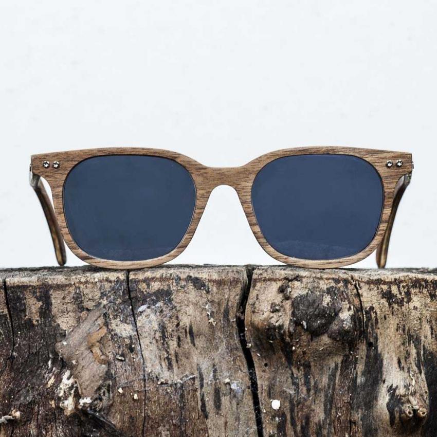 Lunettes de soleil en bois Made in France NTR Noyer