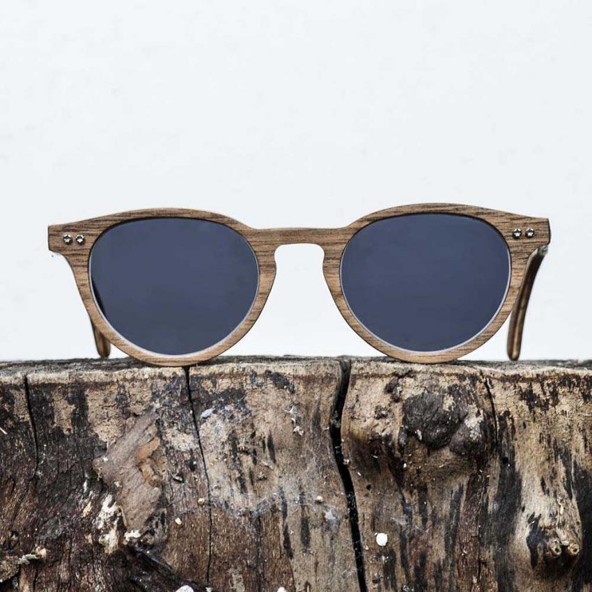 Lunettes de soleil en bois Made in France CDG Noyer