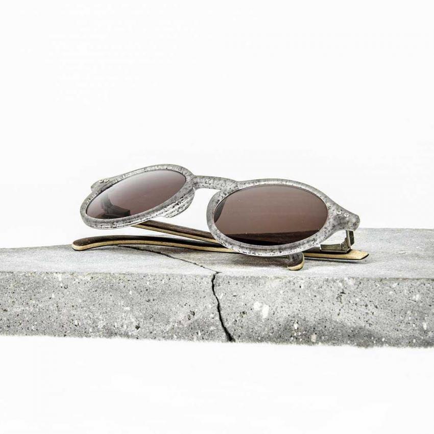 Lunettes de soleil en bois Made in France MXP Volcanic Serie