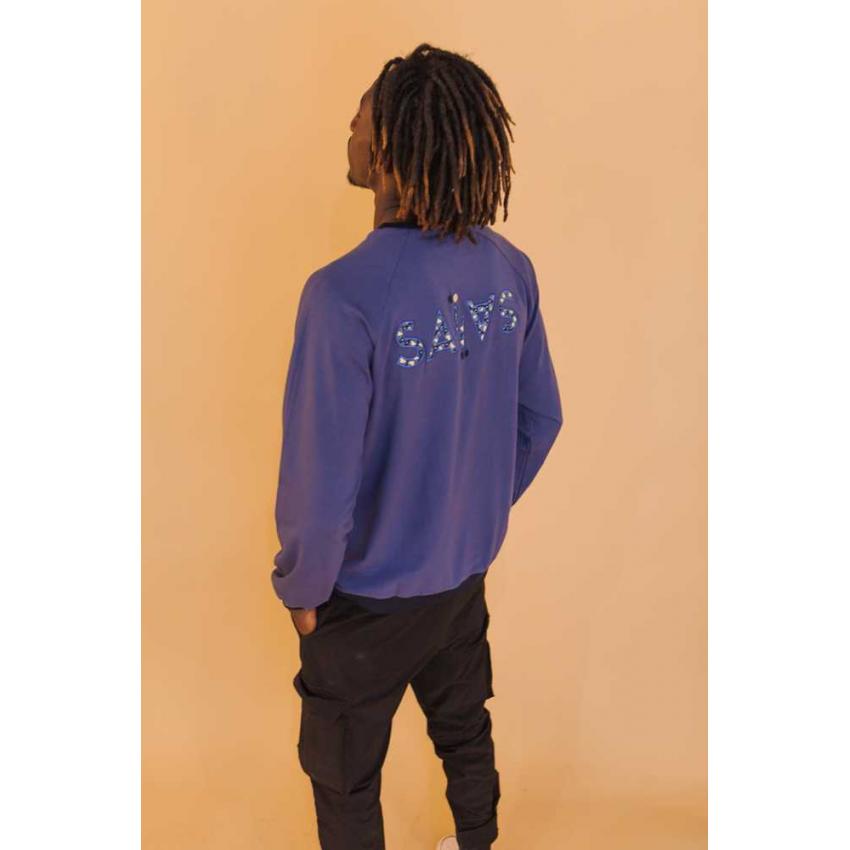 SweaTsaï Ouaga Indigo Dos