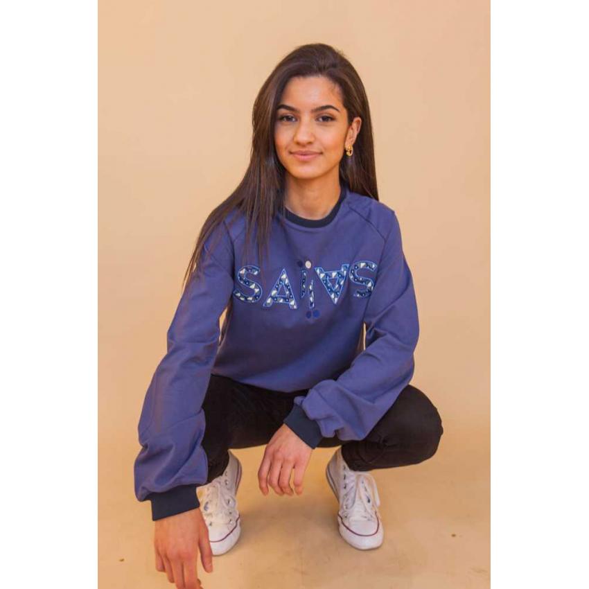 SweaTsaï Ouaga Indigo Face