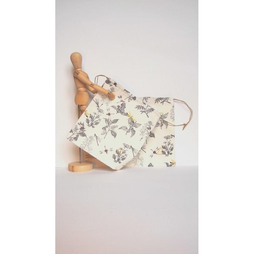 Sacs à vrac Libellules , une aide précieuse pour vos courses.