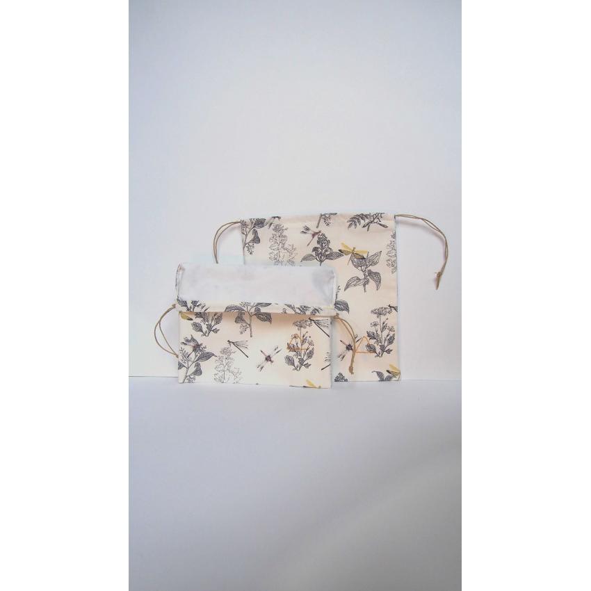 Sacs à vrac Libellules , une aide précieuse pour vos courses.