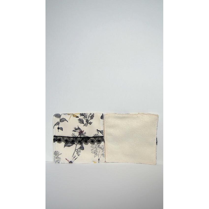 Lot 5 cotons lavables Libellules, à adopter avec douceur.