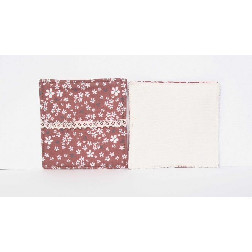 Lot 5 cotons lavables Flower, à adopter avec douceur.