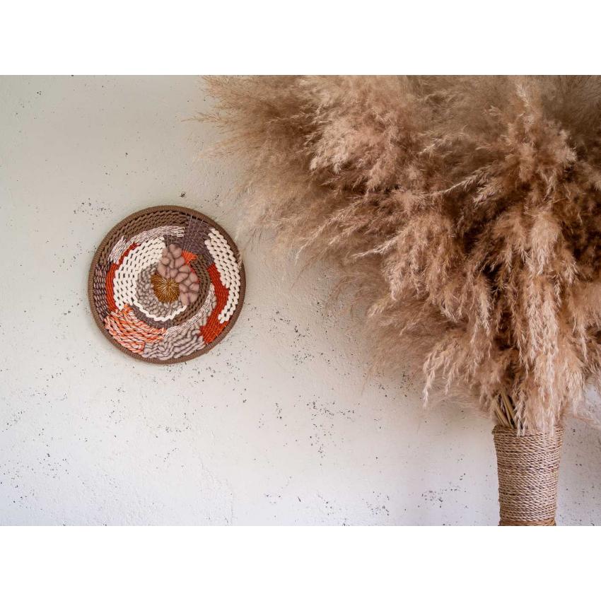 Tissage rond "orange"