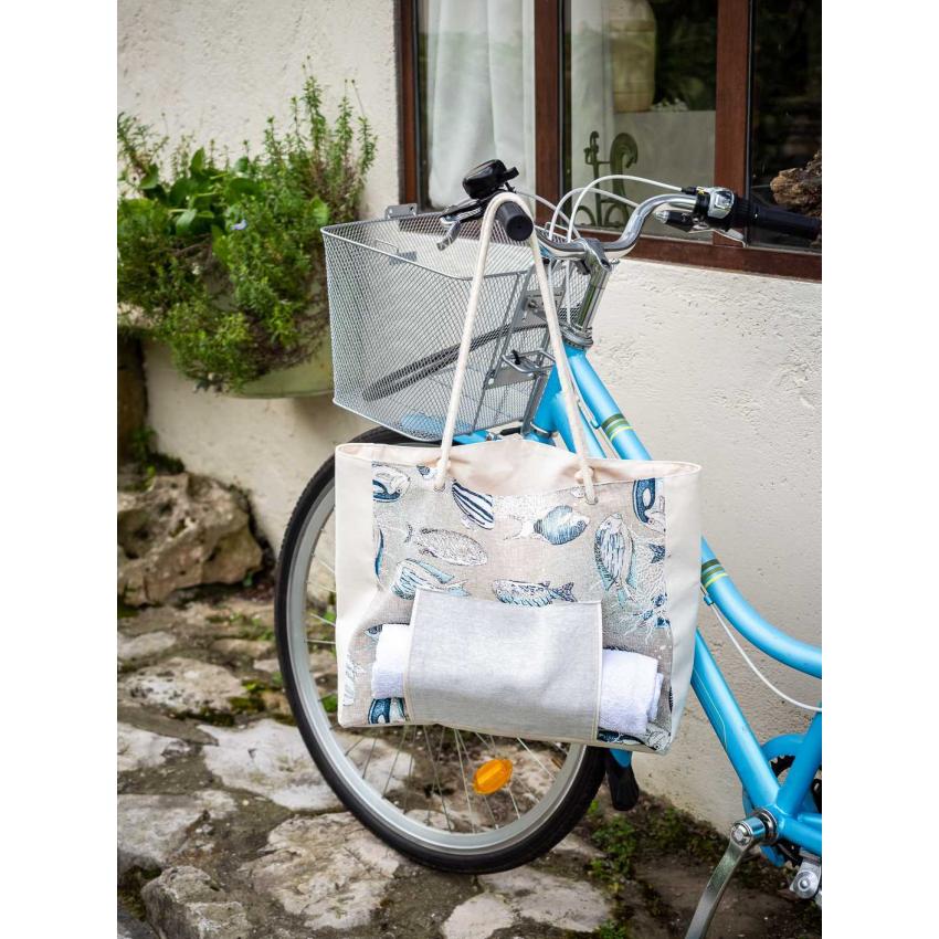 Sac de plage "poissons"