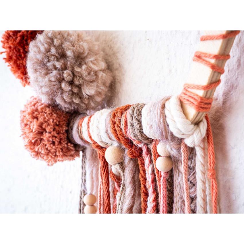 Hexagone décoratif "orange"