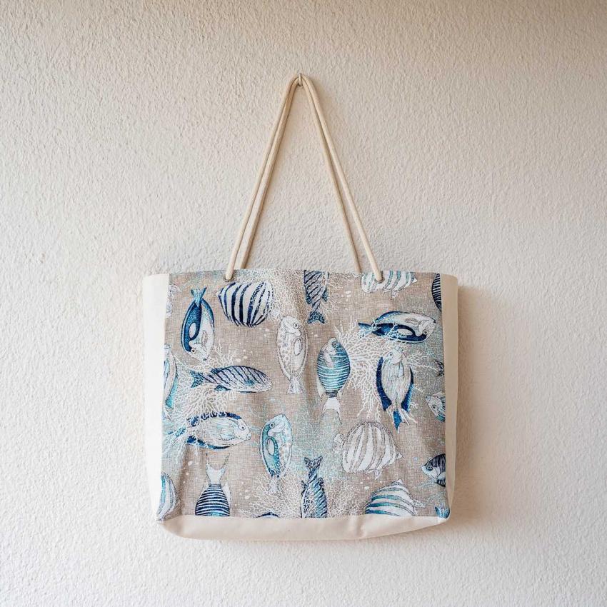 Sac de plage "poissons"