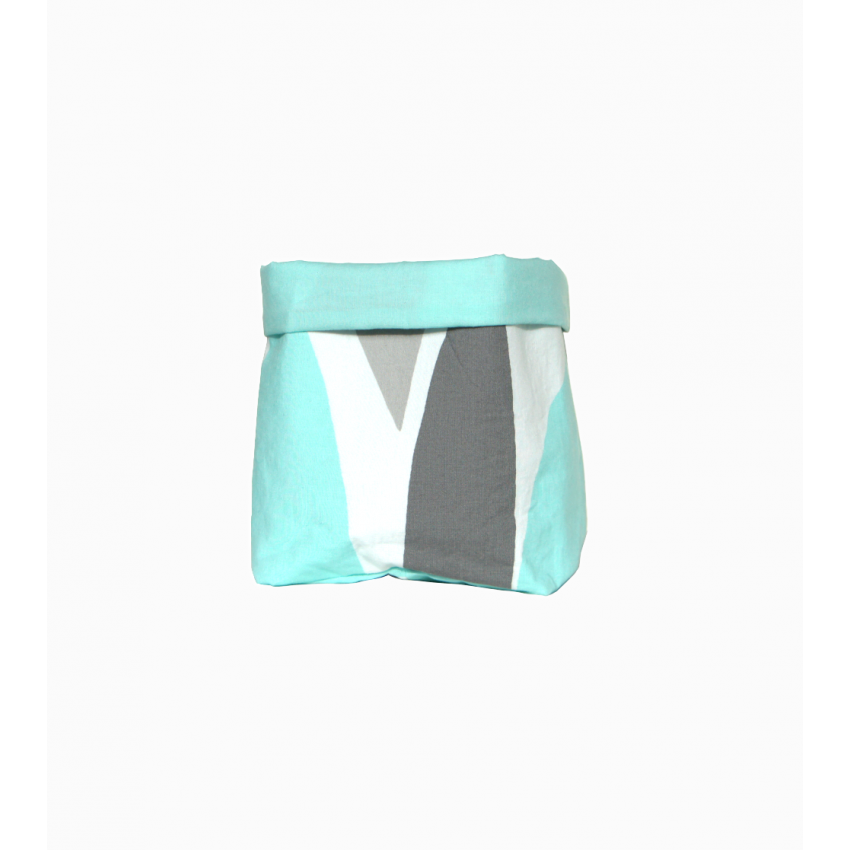 Panier de rangement réversible bleu Panier de rangement réversible bleu