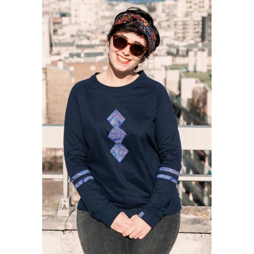 Sweat femme 100% coton bio La flèche